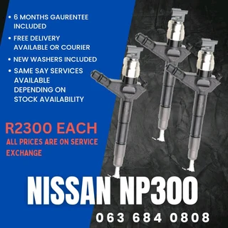 Nissan Np300 Diesel Injectors For Sale With Warranty