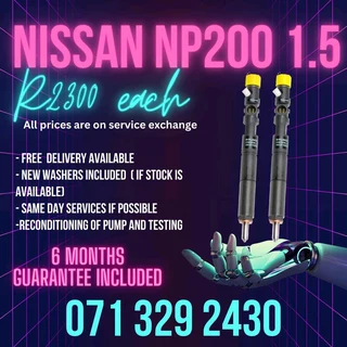 Nissan Np200 1.5 Diesel Injectors For Sale With Warranty On