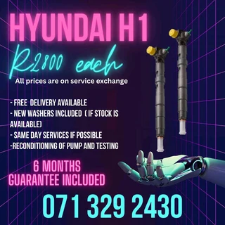 Hyundai H1 Diesel Injectors For Sale With Warranty