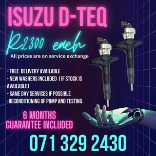 Isuzu Dteq Diesel Injectors For Sale With Warranty