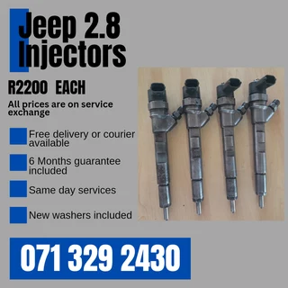 Jeep Cherokee 2.8 Diesel Injectors For Sale With Warranty