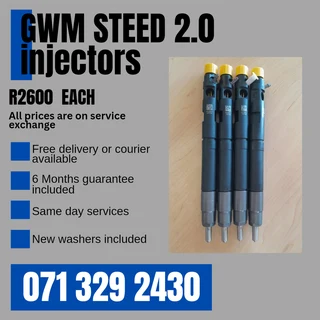 Gwm Steed 2.0 Diesel Injectors For Sale With Warranty
