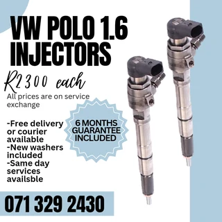 Vw Polo 1.6 Diesel Injectors For Sale With Warranty