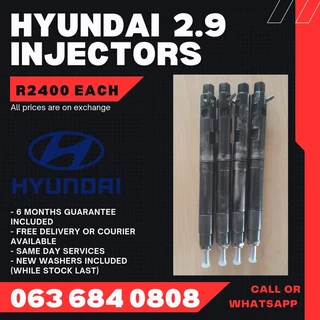 Hyundai Terrecan 2.9 Diesel Injectors For Sale With Warranty