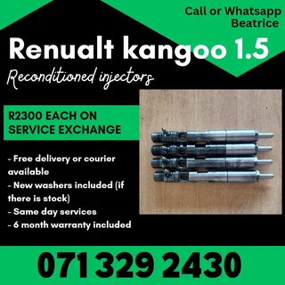 Renualt Kangoo 1.5 Diesel Injectors For Sale With Warranty