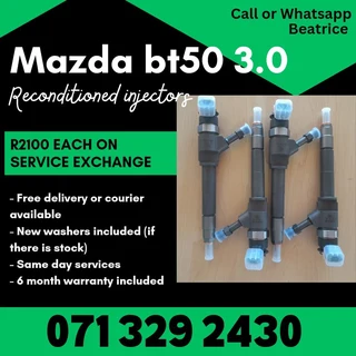 Mazda Bt50 3.0 Diesel Injectors For Sale With Warranty
