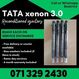 Tata Xenon 3.0 Diesel Injectors For Sale With Warranty On