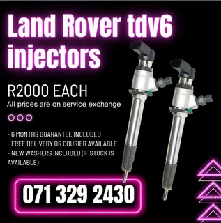 Land Rover Discovery Tdv6 Diesel Injectors For Sale With Warranty