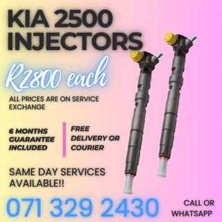 Kia 2500 Diesel Injectors For Sale With Warranty