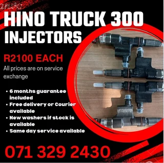 Hino Truck 300 Diesel Injectors For Sale With Warranty