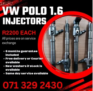 Vw Polo 1.6 Diesel Injectors For Sale With Warranty
