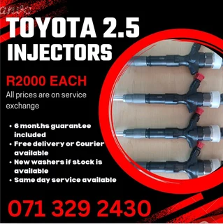 Toyota Hilux 2.5 Diesel Injectors For Sale With Warranty