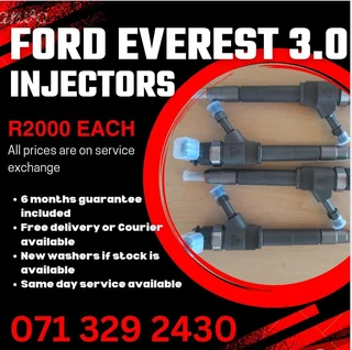 Ford Everest 3.0 Diesel Injectors For Sale With Warranty