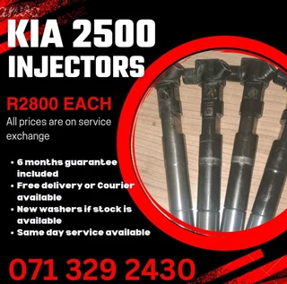 Kia 2500 Injectors For Sale With Warranty On