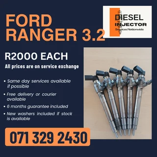 Ford Ranger 3.2 Diesel Injectors For Sale With Warranty