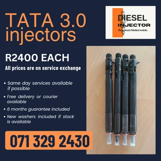 Tata Xenon 3.0 Diesel Injectors For Sale With Warranty