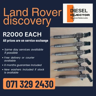 Land Rover Discovery Tdv6 Diesel Injectors For Sale With Warranty