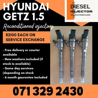 Hyundai Getz 1.5 Diesel Injectors For Sale With Warranty