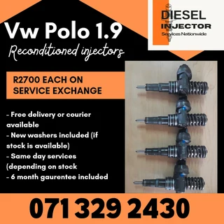 Vw Polo 1.9 Diesel Injectors For Sale With Warranty On