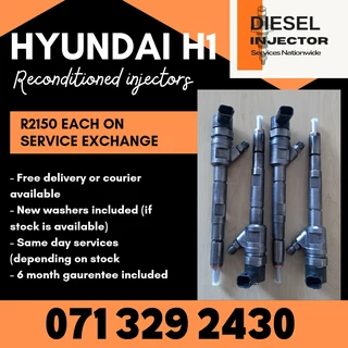 Hyundai H1 Bosch Diesel Injectors For Sale With Warranty