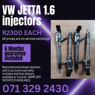 Vw Jetta 1.6 Diesel Injectors For Sale With Warranty