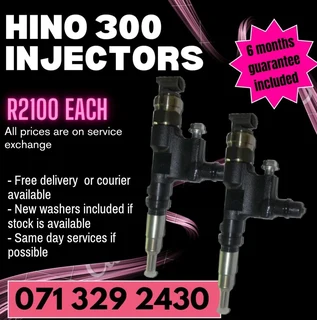 Hino Truck 300 Diesel Injectors For Sale With Warranty