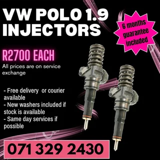 Vw Polo 1.9 Diesel Injectors For Sale With Warranty