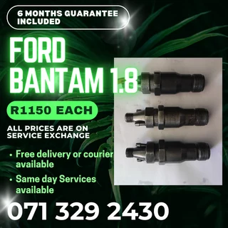 Ford Bantam 1.8 Diesel Injectors For Sale With Warranty
