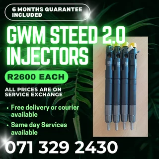 Gwm Steed 2.0 Diesel Injectors For Sale With Warranty