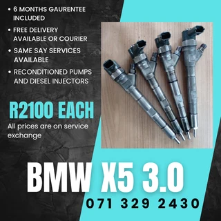 Bmw X5 3.0 Diesel Injectors For Sale With Warranty