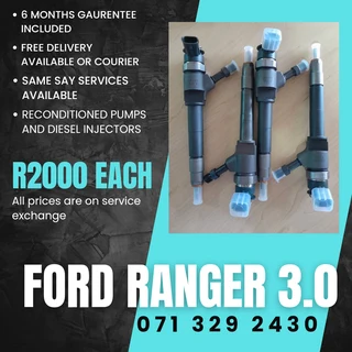 Ford Ranger 3.0 Diesel Injectors For Sale With Warranty