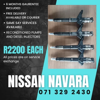Nissan Navara Yd25 Diesel Injectors For Sale With Warranty