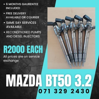 Mazda Bt50 3.2 Diesel Injectors For Sale With Warranty On