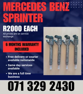 Mercedes Benz Sprinter Injectors For Sale With Warranty On