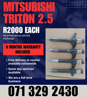 Mitsubishi Triton 2.5 Injectors For Sale With Warranty On