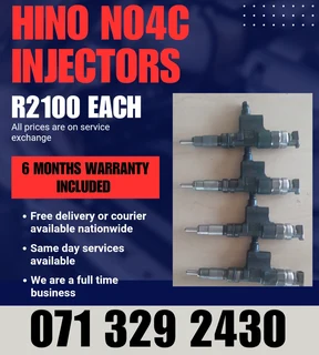 Hino N04c Injectors For Sale With Warranty