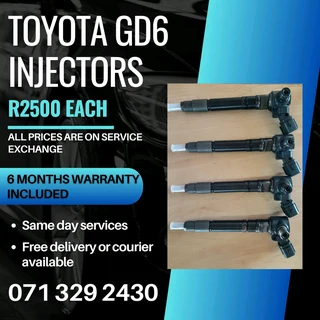 Toyota Gd6 Diesel Injectors For Sale With Warranty