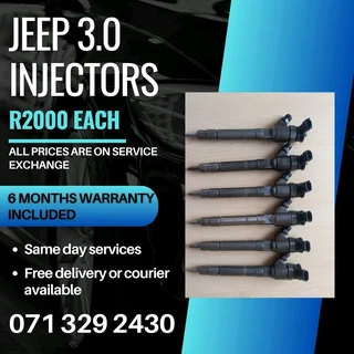 Jeep 3.0 Injectors For Sale With Warranty On
