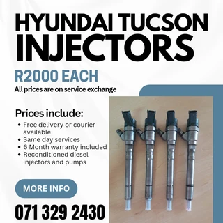 Hyundai Tucson Diesel Injectors For Sale With Warranty On