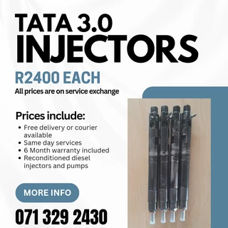 Tata 3.0 Injectors For Sale With Warranty