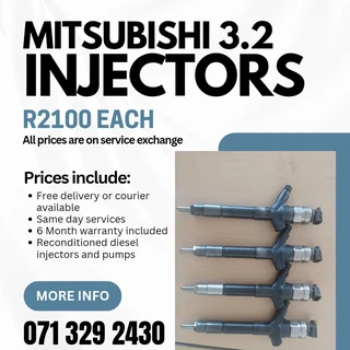Mitsubishi Triton 3.2 Diesel Injectors For Sale With Warranty