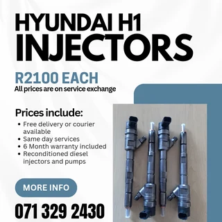 Hyundai H1 Diesel Injectors For Sale With Warranty