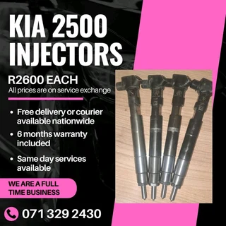 Kia 2500 Injectors For Sale With Warranty On