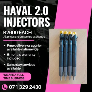 Haval 2.0 Injectors For Sale With Warranty On