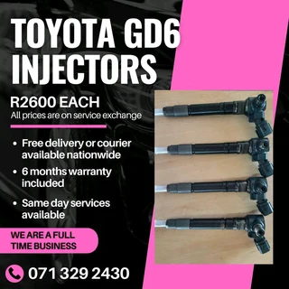 Toyota Gd6 Injectors For Sale With Warranty On