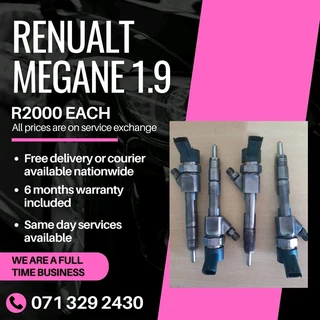 Renualt Megane 1.9 Injectors For Sale With Warranty