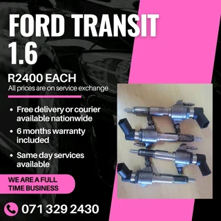 Ford Transit 1.6 Injectors For Sale With Warranty