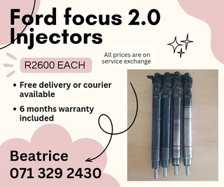 Ford Focus 2.0 Injectors For Sale With Warranty