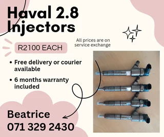 Haval 2.8 Diesel Injectors For Sale With Warranty