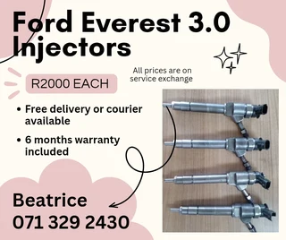 Ford Everest 3.0 Diesel Injectors For Sale With